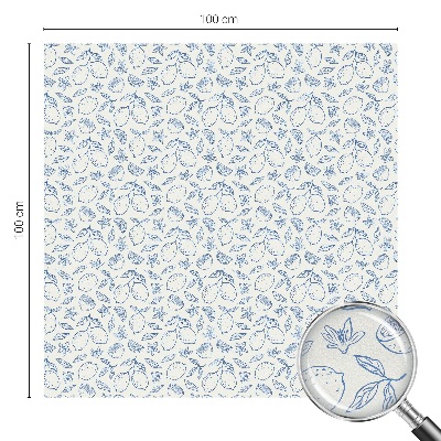 Fólia na sklo na ochranu súkromia Citrónový vzor