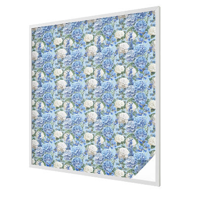 Samolepiaca fólia na sklo vitrážová Kvetinové kúzlo