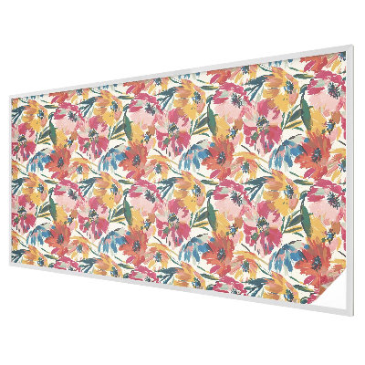 Matná fólia na okno vitráž Výbuch kvetu