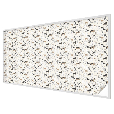 Ochranná fólia na sklo vitráž Vzory psov