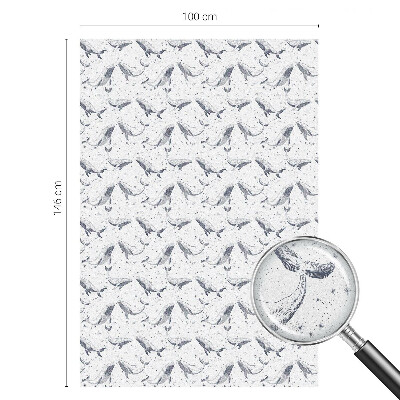 Samolepiaca fólia na sklo vitrážová Morské tvory