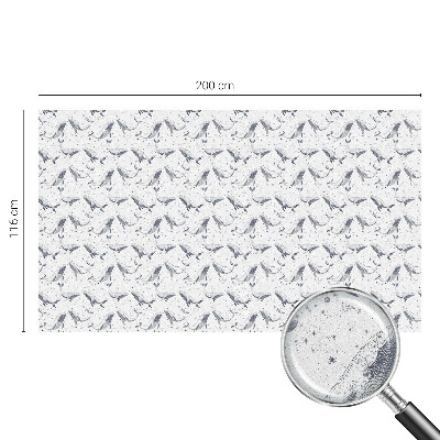 Samolepiaca fólia na sklo vitrážová Morské tvory