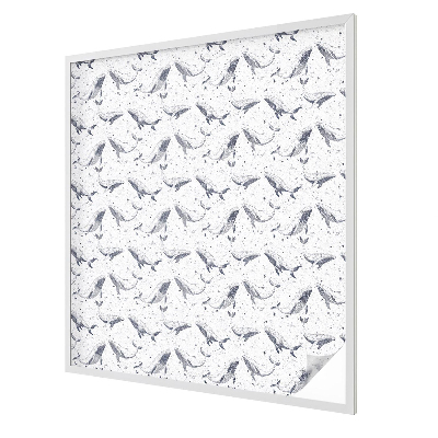 Samolepiaca fólia na sklo vitrážová Morské tvory