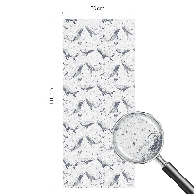 Samolepiaca fólia na sklo vitrážová Morské tvory