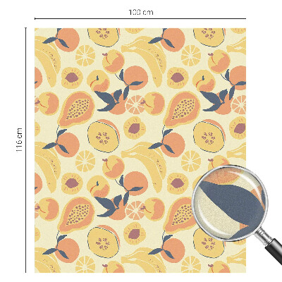 Fólia na sklo na ochranu súkromia Šťavnaté ovocie