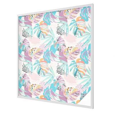 Ochranná fólia na sklo vitráž Abstraktná džungľa