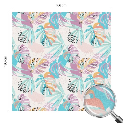 Ochranná fólia na sklo vitráž Abstraktná džungľa