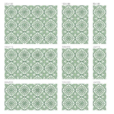 Matná fólia na okno vitráž Zelené listy