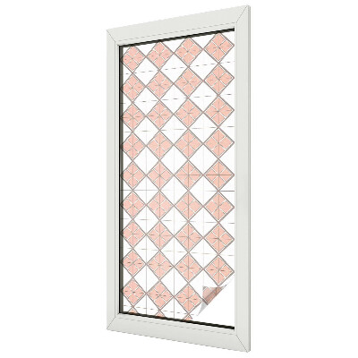 Ochranná fólia na sklo vitráž Geometrické kosoštvorce