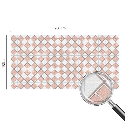 Ochranná fólia na sklo vitráž Geometrické kosoštvorce