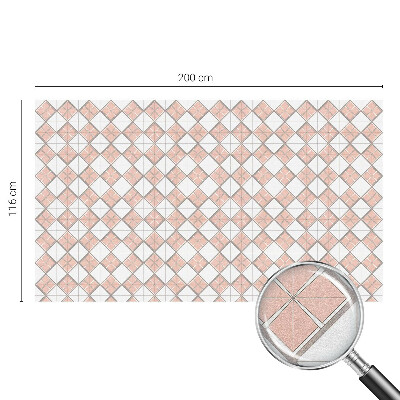 Ochranná fólia na sklo vitráž Geometrické kosoštvorce