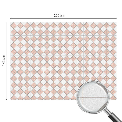Ochranná fólia na sklo vitráž Geometrické kosoštvorce