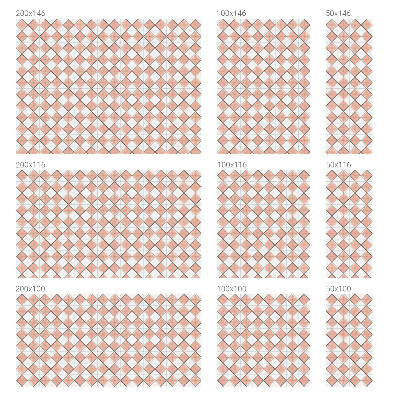 Ochranná fólia na sklo vitráž Geometrické kosoštvorce
