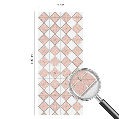 Ochranná fólia na sklo vitráž Geometrické kosoštvorce