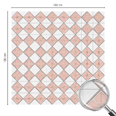 Ochranná fólia na sklo vitráž Geometrické kosoštvorce