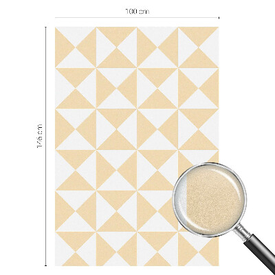 Matná fólia na okno vitráž Geometrické trojuholníky