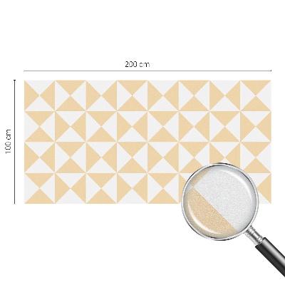 Matná fólia na okno vitráž Geometrické trojuholníky