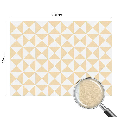 Matná fólia na okno vitráž Geometrické trojuholníky