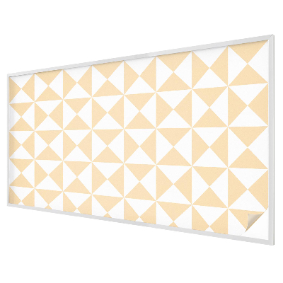 Matná fólia na okno vitráž Geometrické trojuholníky