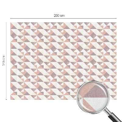 Samolepiaca fólia na sklo vitrážová Moderné trojuholníky