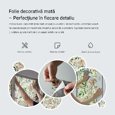 Samolepiaca fólia na sklo vitrážová Moderné trojuholníky