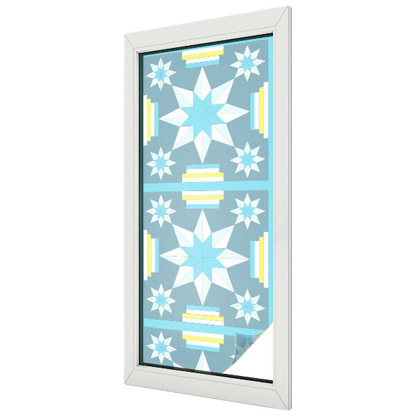 Nepriehľadná fólia na okno Hviezdny vzor