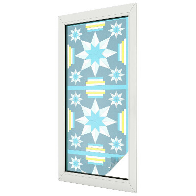 Nepriehľadná fólia na okno Hviezdny vzor