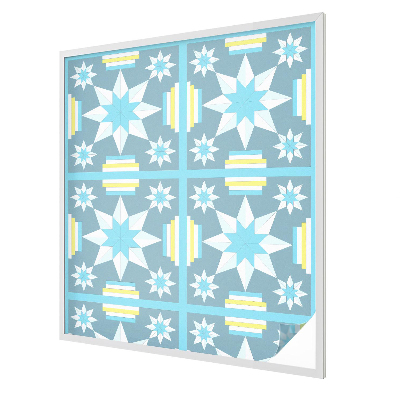 Nepriehľadná fólia na okno Hviezdny vzor