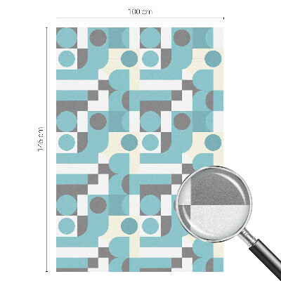 Fólia na sklo na ochranu súkromia Geometrické vzory