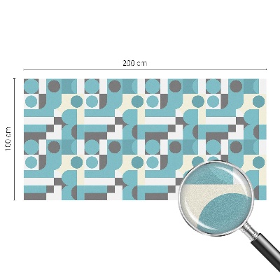 Fólia na sklo na ochranu súkromia Geometrické vzory