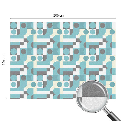 Fólia na sklo na ochranu súkromia Geometrické vzory