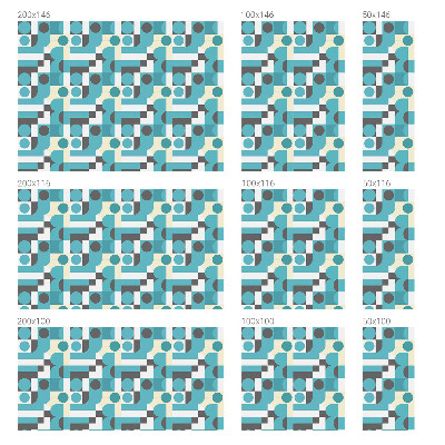 Fólia na sklo na ochranu súkromia Geometrické vzory