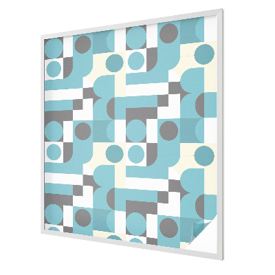 Fólia na sklo na ochranu súkromia Geometrické vzory