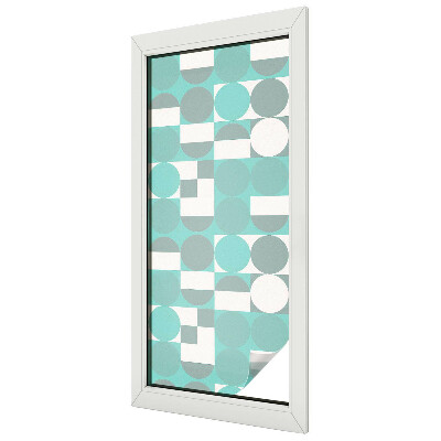 Ochranná fólia na sklo vitráž Geometrické tvary