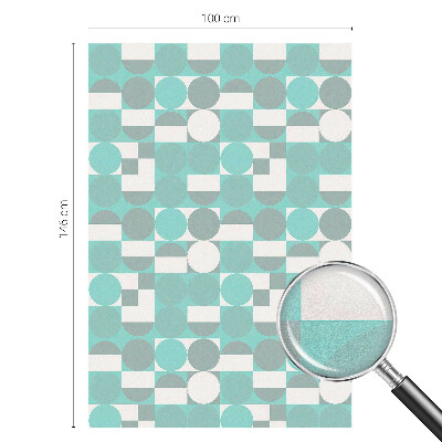 Ochranná fólia na sklo vitráž Geometrické tvary