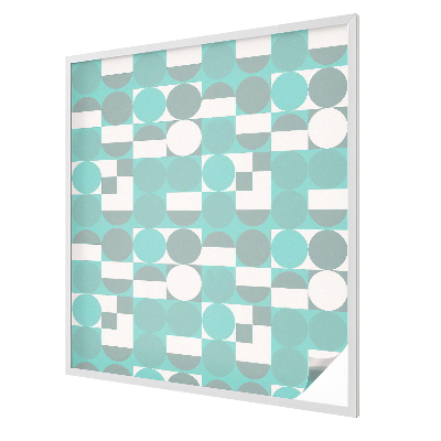 Ochranná fólia na sklo vitráž Geometrické tvary