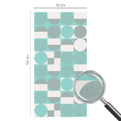 Ochranná fólia na sklo vitráž Geometrické tvary