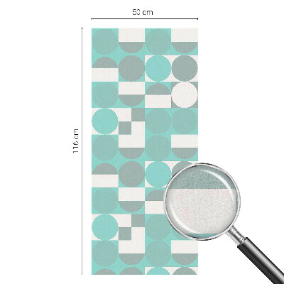 Ochranná fólia na sklo vitráž Geometrické tvary