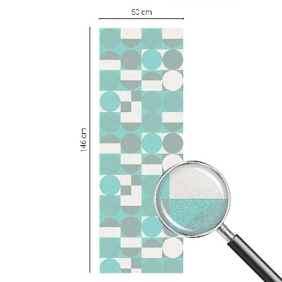 Ochranná fólia na sklo vitráž Geometrické tvary