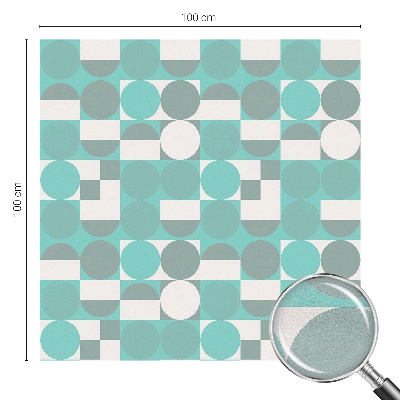 Ochranná fólia na sklo vitráž Geometrické tvary