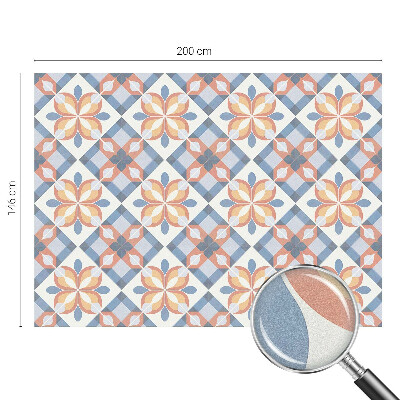 Matná fólia na okno vitráž Farebná symetria