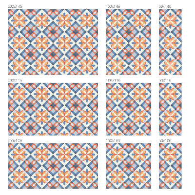 Matná fólia na okno vitráž Farebná symetria