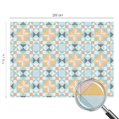 Nepriehľadná fólia na okno Farebná geometria