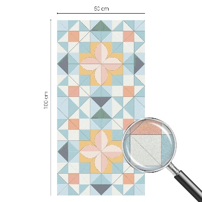 Nepriehľadná fólia na okno Farebná geometria