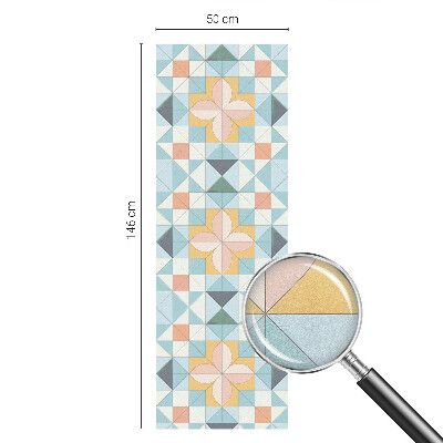 Nepriehľadná fólia na okno Farebná geometria