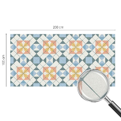 Fólia na sklo na ochranu súkromia Farebná symetria