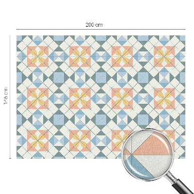 Fólia na sklo na ochranu súkromia Farebná symetria