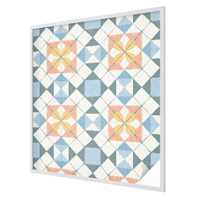 Fólia na sklo na ochranu súkromia Farebná symetria