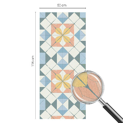 Fólia na sklo na ochranu súkromia Farebná symetria