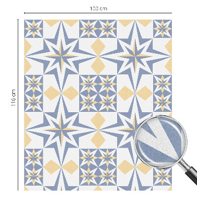 Ochranná fólia na sklo vitráž Hviezdny vzor